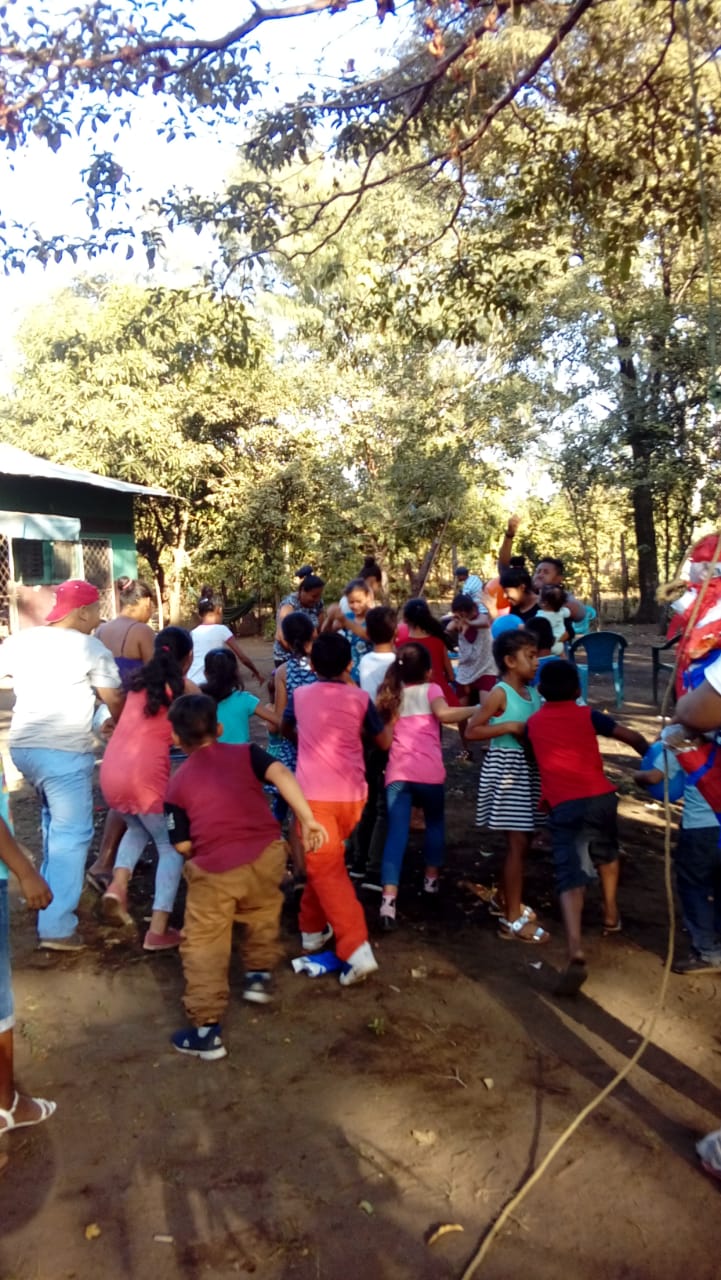 Telica:En la comunidad Verónica Lacayo una tarde recreativa