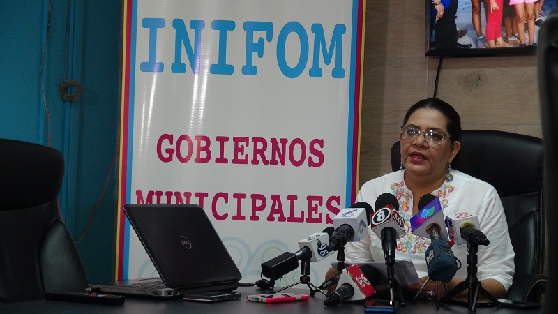 Compañera Guiomar Irías, Presidenta Ejecutiva de INIFOM