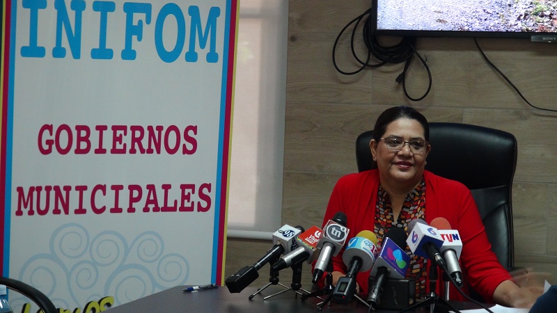 Compañera Guiomar Irias, presidenta ejecutiva de INIFOM