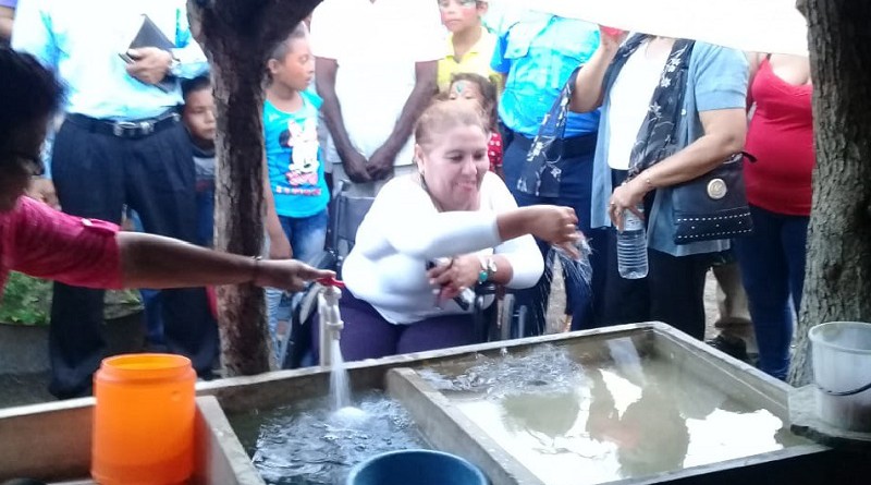 Nuevo sistema de agua  potable en la comunidad Rincón de Los Bueyes en La Paz Centro
