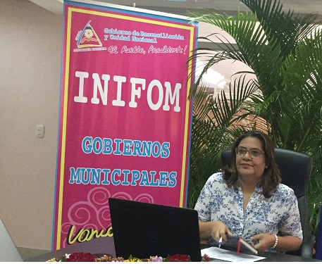 Compañera Guiomar Irías, Presidenta Ejecutiva de INIFOM