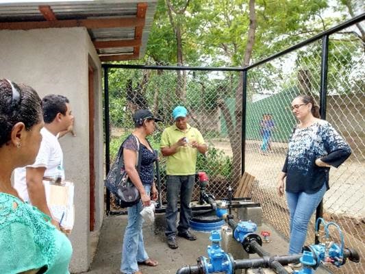 La alcaldía de Ciudad Sandino llevó la red de distribución de agua potable a la comunidad Cuajachillo.