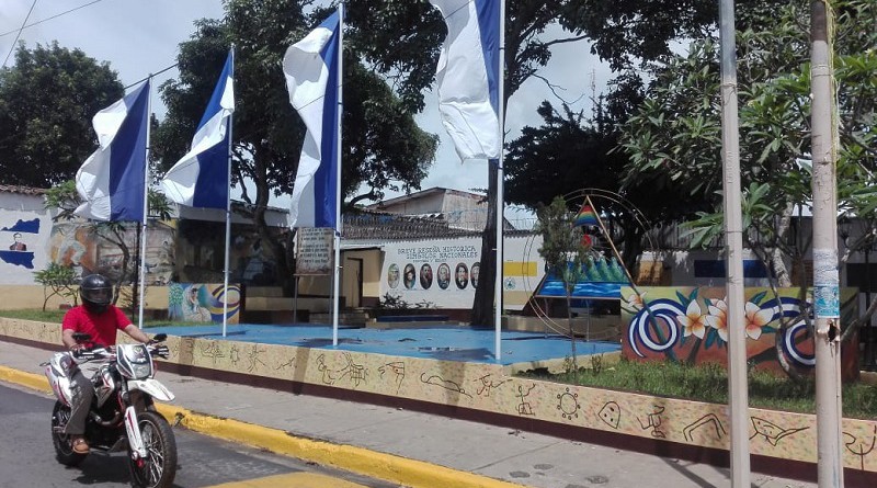 En los parques Las Banderas de Jinotepe se operaron mejoras