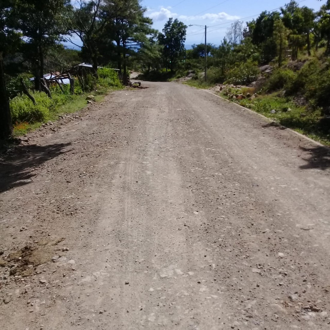 En la comunidad La Jabonera, San José de Cusmapa se mejoraron 19 kilómetros de caminos