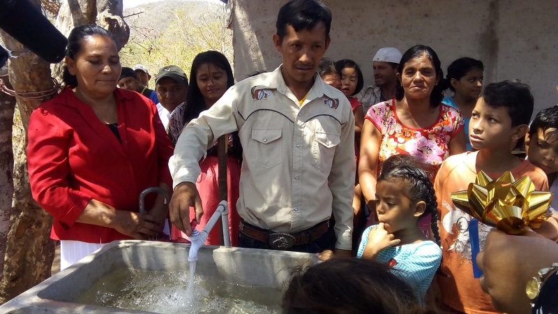 Somoto:Construcción de un sistema de agua potable en Cacaulí, sector Mata de Palo