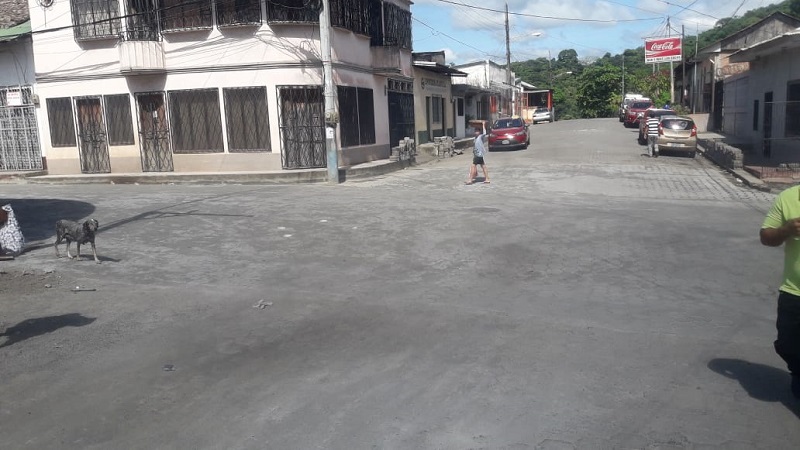 El gobierno local de Boaco  construyó una calle en el barrio Olama