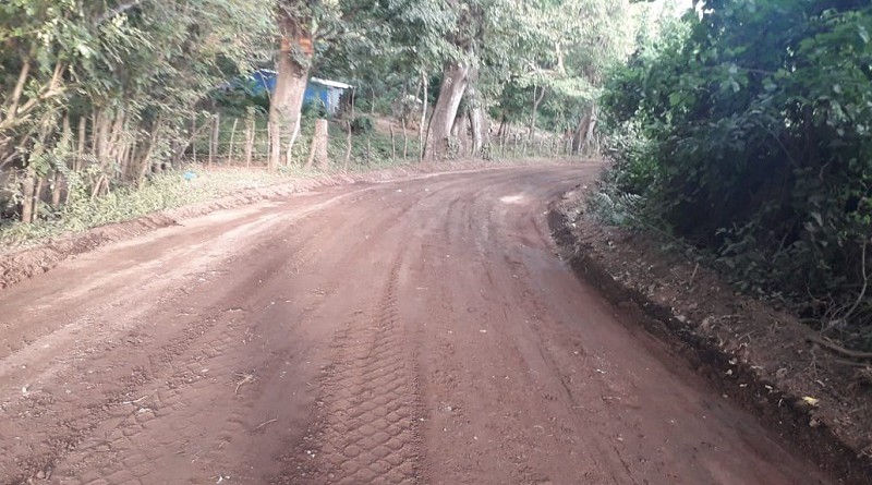 En Diriomo se mejoraron 16 kilómetros de camino en las comunidades Caña de Castilla, La Concepción, El Rodeo, Guapinol, Veracruz, La Escoba y Santa Elena