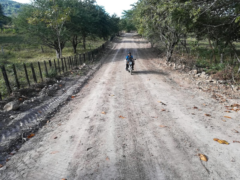 La alcaldía de Juigalpa mejoró 13.7 kilómetros de camino en la comunidad San Esteban