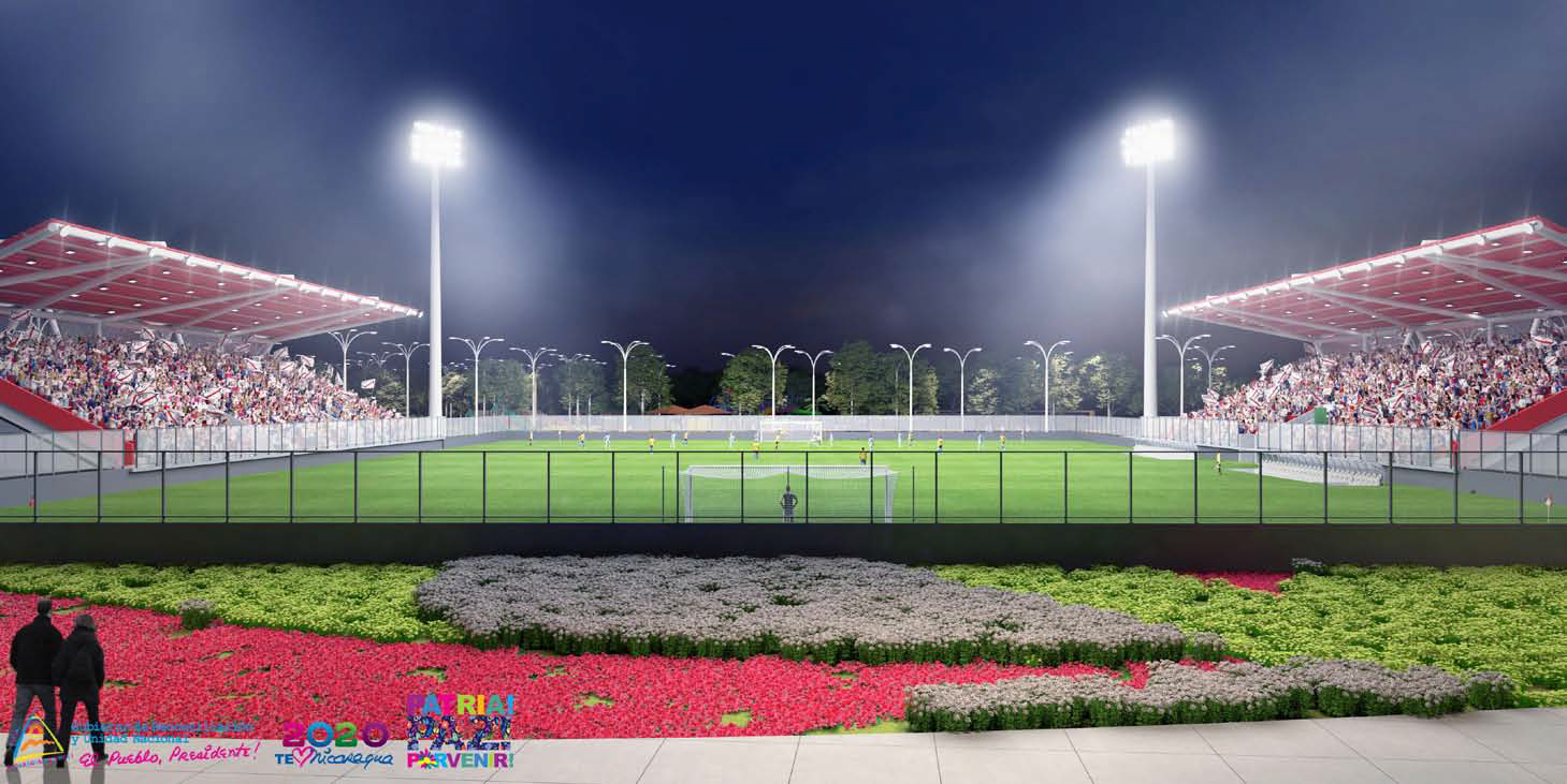 Los chinandeganos próximamente tendrán un moderno estadio de fútbol que construirá  el gobierno del presidente Daniel Ortega y la compañera Rosario Murillo con las normas de la Federación Internacional de Fútbol , (Fifa).