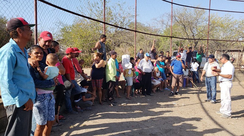 Rehabilitación del campo deportivo en las comunidades  Las Sabanetas, Malpaisillo