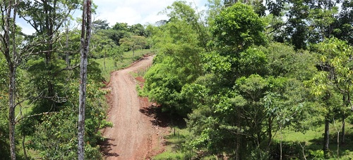  Nueva Guinea: 2  kilómetros en la  comunidades Las Minas.