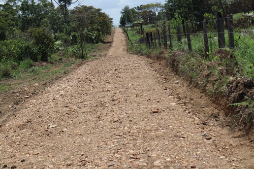 Nueva Guinea 1.5 kilómetros en la comunidad El Tigre