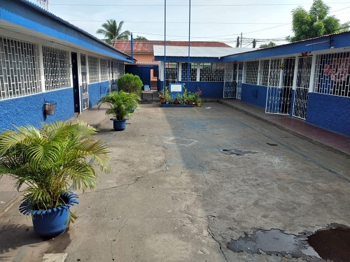 Mejoramiento de centro escolar del  barrio El Calvario en Chinandega