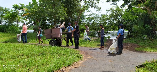 Jornada de limpieza en San Juan de Nicaragua
