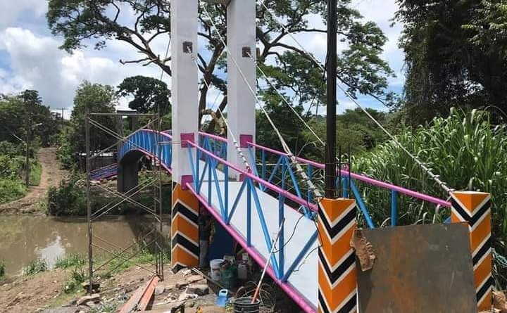 Construcción de puente colgante, Boaco