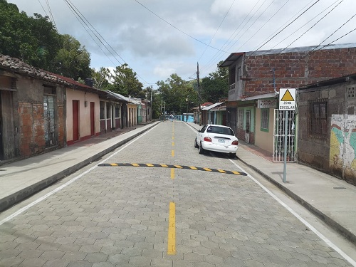 Boaco: Construcción de tres calles adoquinadas en el barrio San Miguel.