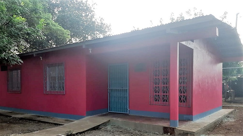 La alcaldía de Tipitapa mejoró el centro de salud en la comunidad Los Laureles.