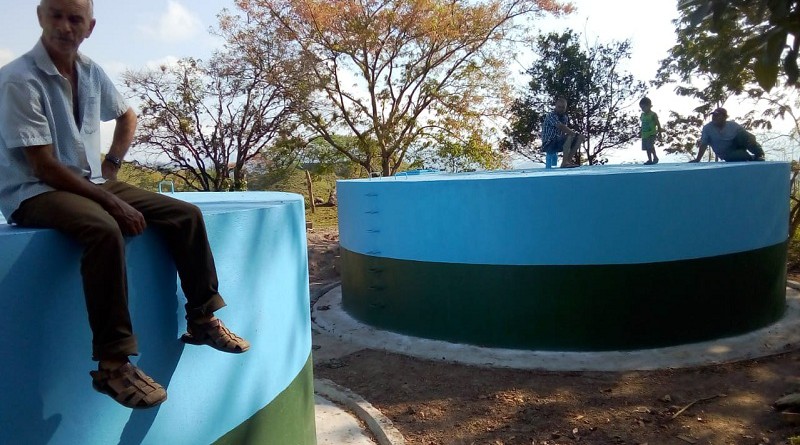 Las familias de la comunidad Kubali en Waslala poseen un nuevo sistema de agua potable.