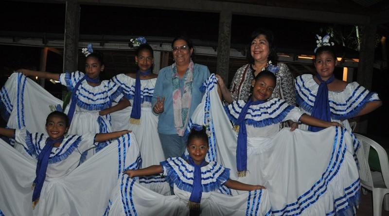 Recibimiento grupo de danza municipal de la alcaldía integrada por hijos e hijas de servidores públicos