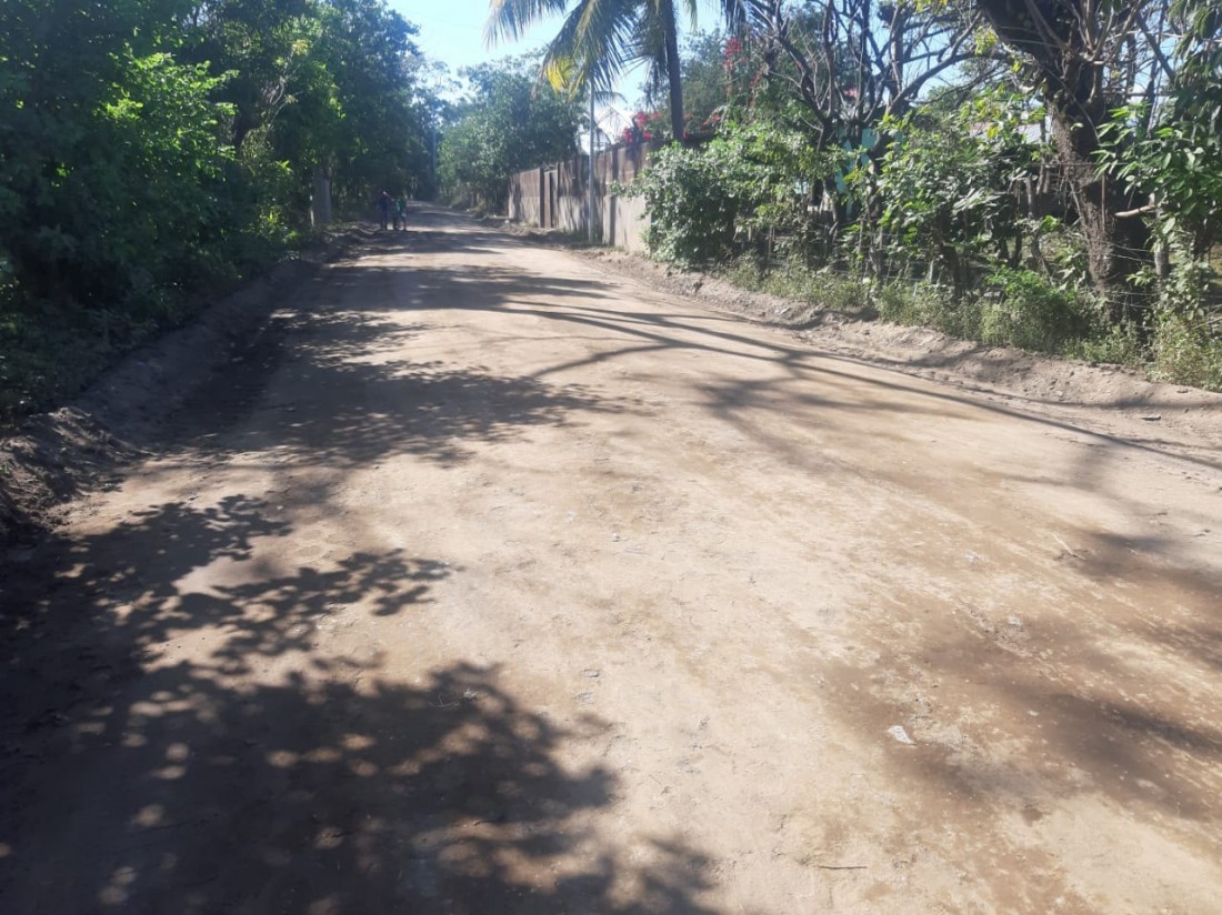  Masaya: Finalizan trabajos de reparación y mantenimiento de 1.3 km caminos en el sector Gancho La Mona en la  comarca Las Flores