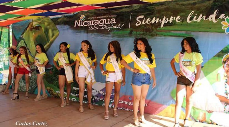 candidatas de los municipios de Managua concursando en el certamen departamental Reina Verano 2020 Managua