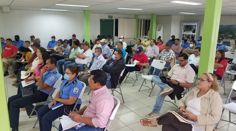 Reunión en Matagalpa  sobre  seguridad vial
