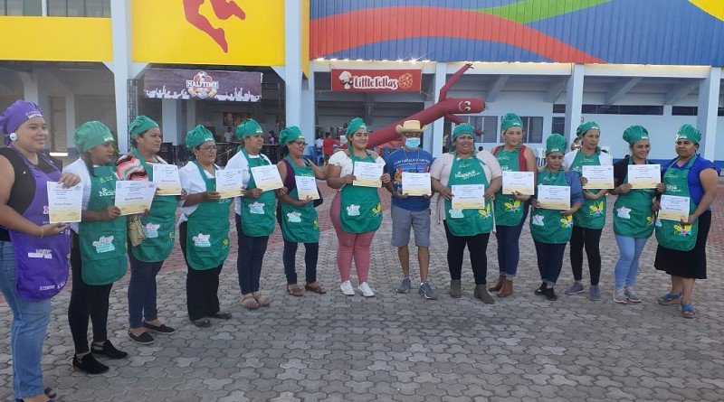 Protagonistas del concurso municipal Sabores de Cuaresma en Matagalpa