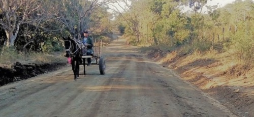 Siete  kilómetros se mejoraron en las comunidades  El Zapotal y Santa Isabel en Jinotepe.