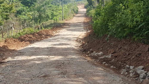 El gobierno local inaugurará dos kilómetros de caminos mejorados en las comunidades La Fonseca y Maritza Quezada en Nueva Guinea
