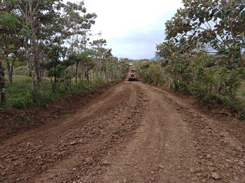 El gobierno local  de La Libertad mejoró 6.5 kilómetros en la comunidad El Zapote de Occidente.  