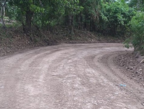 En la comunidad la Fundadora, la alcaldía de Matagalpa rehabilitó cinco kilómetros de caminos productivos.