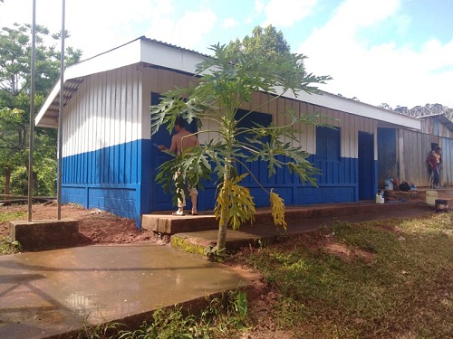 La Libertad: Centro escolar de la comunidad Tawa.