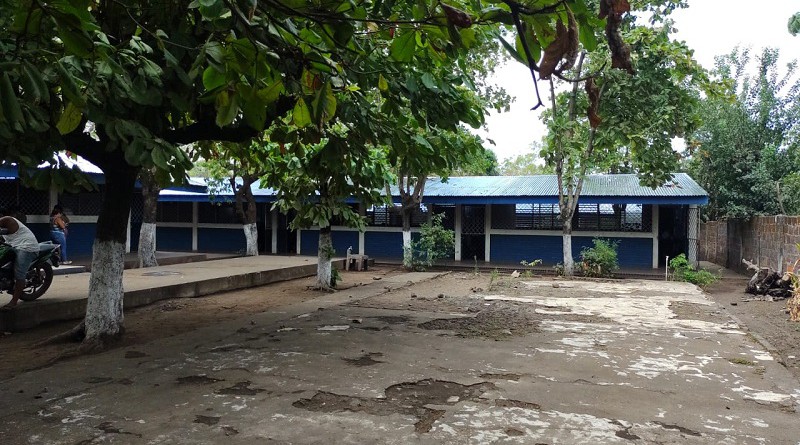 Centro escolar en la comunidad Cosmapa en Chichigalpa.