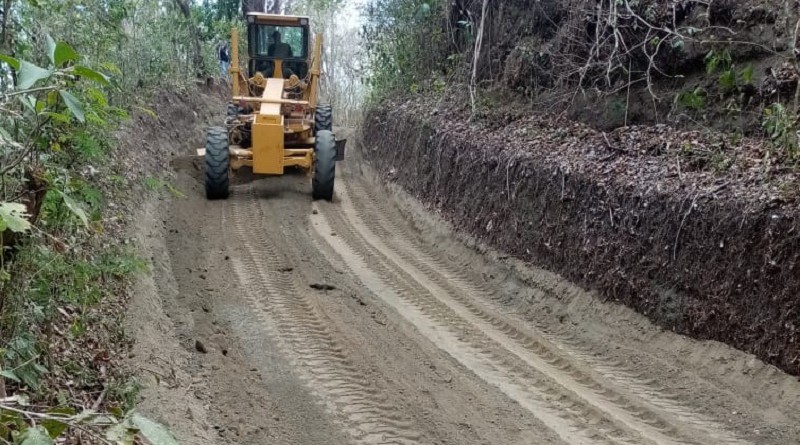 Cuarenta y dos kilómetros de caminos reparó la alcaldía de Niquinohomo  en la comarca Hojachigüe