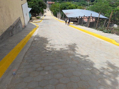 En Somoto se construyeron tres calles en el barrio los Maestros