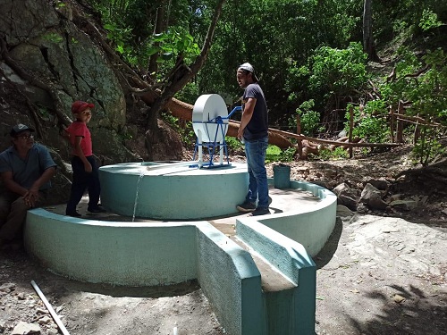 Mejoramiento del pozo de agua potable, en  Mozonte 