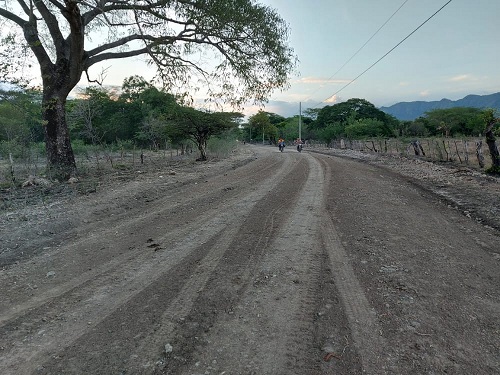 En Larreynaga son siete kilómetros de caminos mejorados en las comunidades El Madroño y San Gil