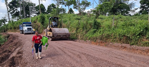 Rehabilitación de camino productivo en tramo Kaskita 1 - Kaskita 2 en San José de Bocay