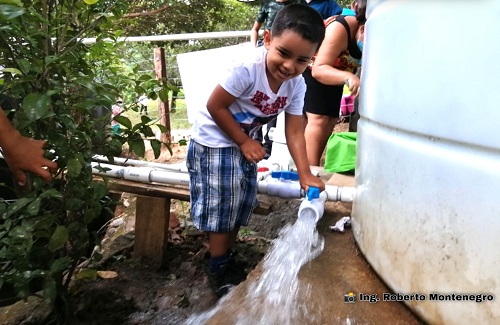 Sistema de agua potable en la comunidad San Lorenzo en San Juan de Limay