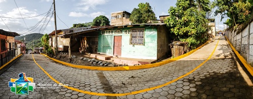 Calle en el barrio Jorge Martínez de Boaco
