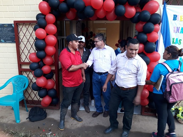 Inauguración del puesto de salud en la comunidad Caracito, San Carlos