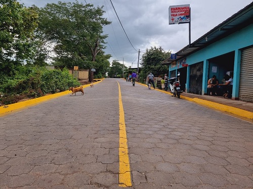 Una de las quince calles de Estelí en los sectoes Gerardo Bronws y Villa Cuba,