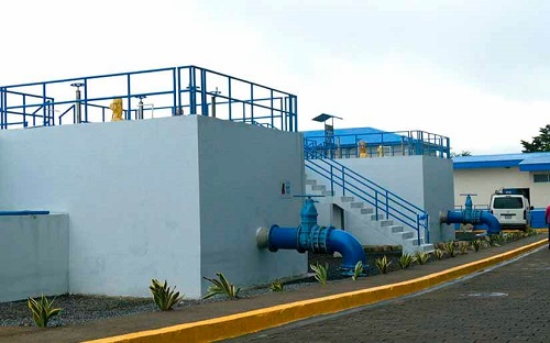 Sistema de agua potable del municipio de Bluefields que abastece del vital líquido las 24 horas del días a esta región del Caribe Sur nicaragüense.