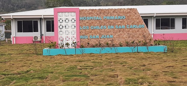 Hospital primario en Los Chiles Río San Juan 