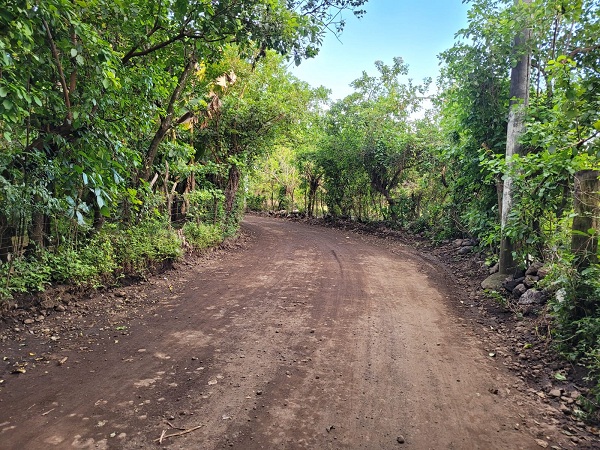 Cuatro mil kilómetros de caminos rehabilitados. (foto camino Cuitanca en Chichigalpa)