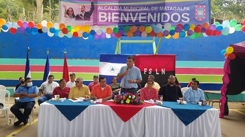 En la la asamblea evaluativa el alcalde de Matagalpa Sadrah Zeledón expuso las metas propuestas en el 2021  y resultados de las mismas.