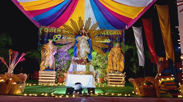 El Realejo calificó en el tercer lugar entre los altares municipales del departamento de Chinandega.