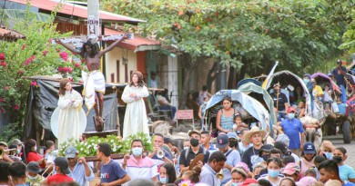 Promesantes de    Somotillo, Villanueva y comunidad Santa Pancha  reeditaron  el viaje santo que tradicionalmente hacen todos los años para visitar al Señor de Esquipulas en el  Santuario Naciona de El Sauce