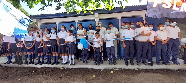 En la escuela Marcelina Peralta, comunidad Las Mercedes, Quezalguaque