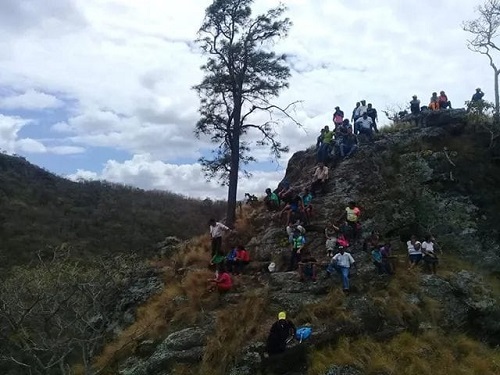 Bajando el cerro Las Tres Señoritas en Totogalpa